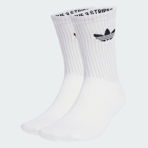 adidas Originals阿迪三叶草2025中性REFL CREW S 2P中袜优惠装JX5223