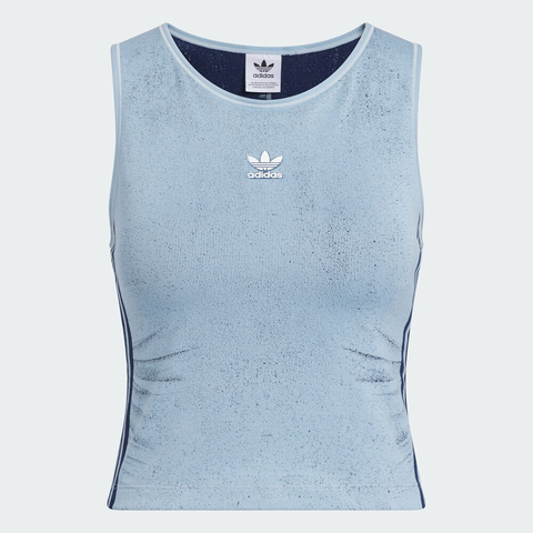 adidas Originals阿迪三叶草2025女子FAKE DENIM TANK休闲背心KE3891
