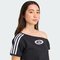 adidas Originals阿迪三叶草2025女子OFFSHOULDER TEE针织无领短TKC8796