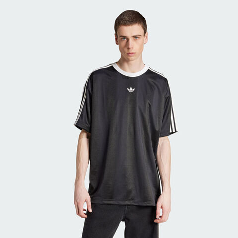 adidas Originals阿迪三叶草2025男子JACQUARD JERSEY针织无领短TJW5876