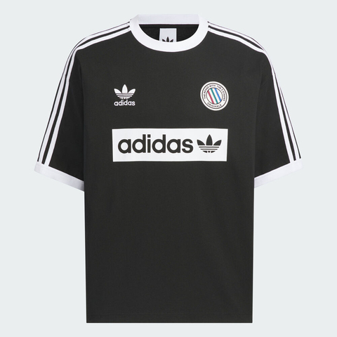 adidas Originals阿迪三叶草2025男子RINGER TEE针织无领短TKC2603