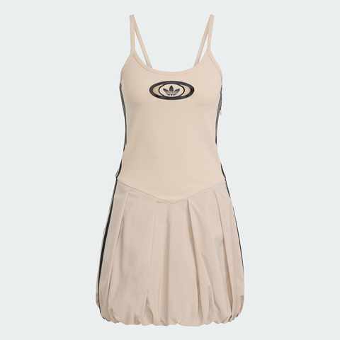 adidas Originals阿迪三叶草2025女子BALLOON DRESS无袖连衣裙KC8797