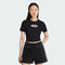 adidas Originals阿迪三叶草2025女子CUT OUT RIB TEE针织无领短TKC8804