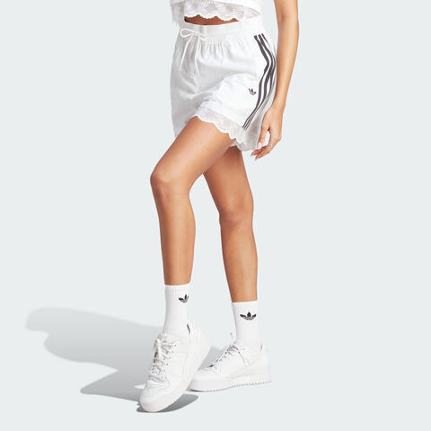 adidas Originals阿迪三叶草2025女子3 STRIPE SHORT梭织短裤IL2420
