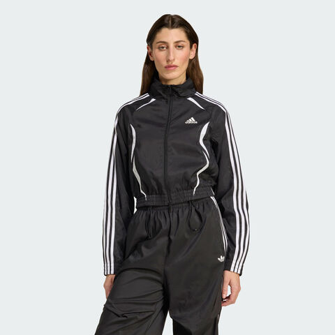 adidas Originals阿迪三叶草2025女子SLIM TRACKTOP梭织无帽外套KE9786