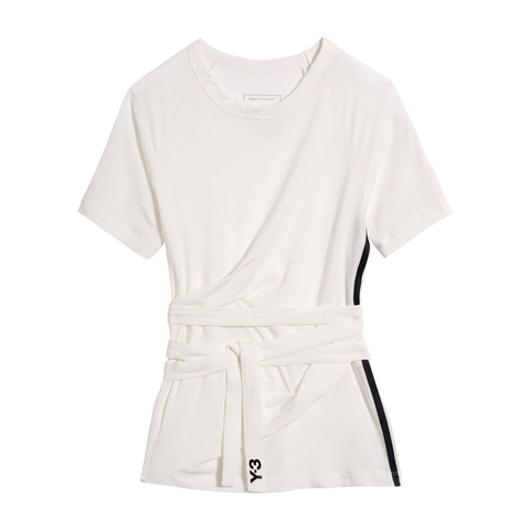 adidas Originals阿迪三叶草2025女子W TNC SS TEE针织无领短TJM7854