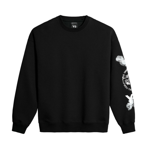 adidas Originals阿迪三叶草2025男子GFX CREW针织无帽卫衣JX4749