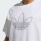 adidas Originals阿迪三叶草2025男子GRFX TEE Q1针织无领短TKE4011