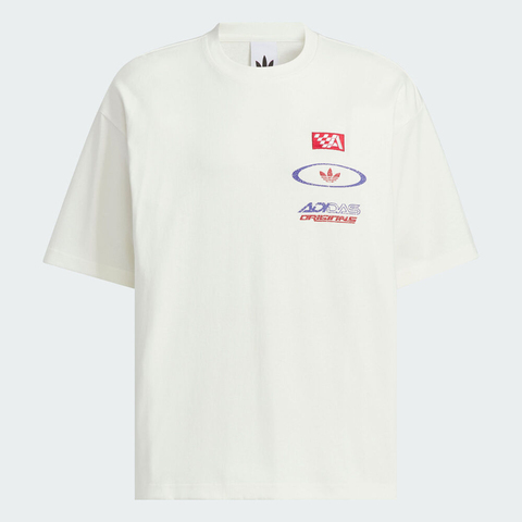 adidas Originals阿迪三叶草2025男子MOTO GFX T SS M针织无领短TKH1198