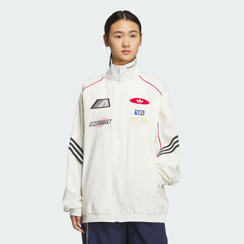 adidas Originals阿迪三叶草2025女子MOTO JKT W梭织无帽外套KG6677