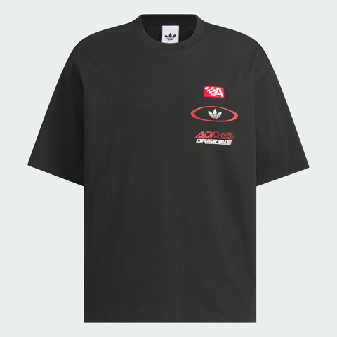 adidas Originals阿迪三叶草2025男子MOTO GFX T SS M针织无领短TKH1197