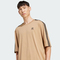 adidas Originals阿迪三叶草2025男子Oversize tee针织无领短TJY1397