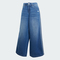adidas Originals阿迪三叶草2025女子DENIM WIDE PANT牛仔长裤JV7454