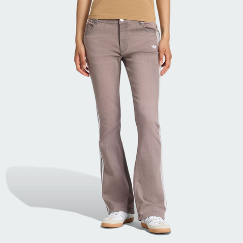 adidas Originals阿迪三叶草2025女子SLIM DENIM牛仔长裤KE9803