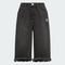adidas Originals阿迪三叶草2025女子DENIM JORT牛仔短裤KC2651