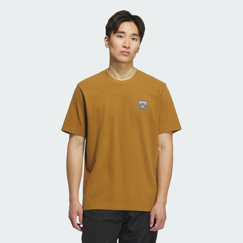 adidas Originals阿迪三叶草2025男子WABASH TEE 2针织无领短TKD1851