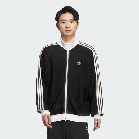 adidas Originals阿迪三叶草2025男子KNIT TRACK TOP针织无帽外套KC2619