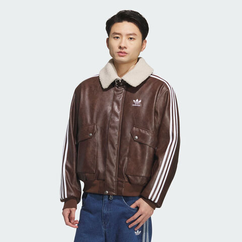 adidas Originals阿迪三叶草2025男子NEW PU PAD JKT薄棉服KF3692