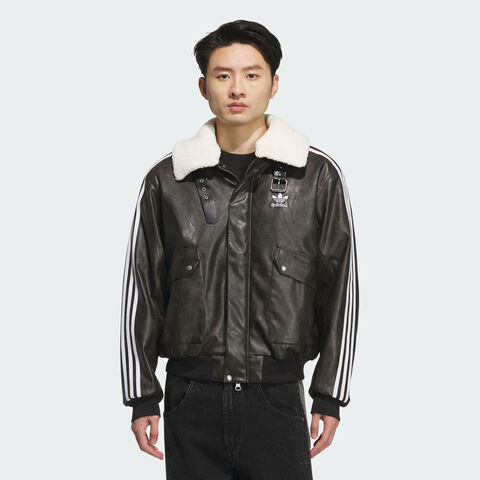 adidas Originals阿迪三叶草2025男子NEW PU PAD JKT薄棉服KF3691