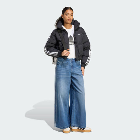 adidas Originals阿迪三叶草2025女子CROPPED PUFF厚棉服JX2970