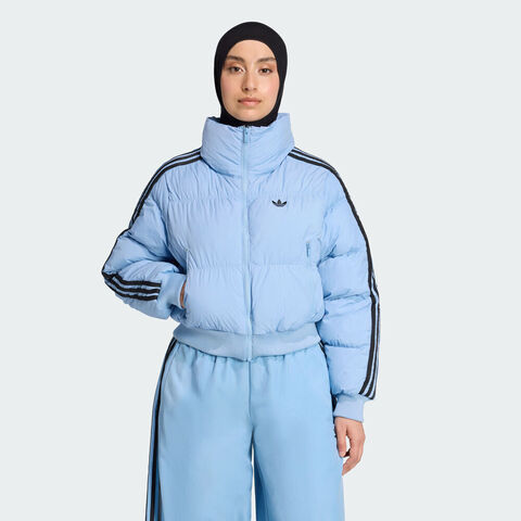 adidas Originals阿迪三叶草2025女子CROPPED PUFF厚棉服JX2969