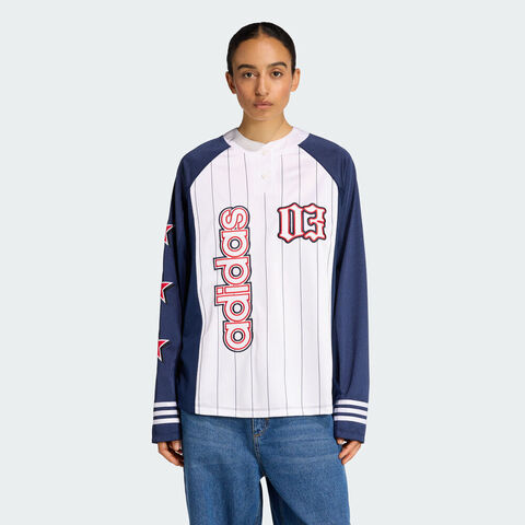 adidas Originals阿迪三叶草2025女子LS JERSEY针织无领长TKC6283