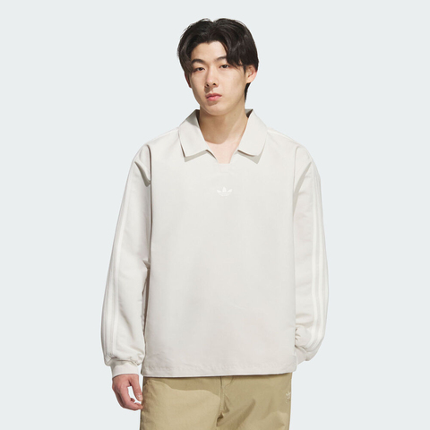 adidas Originals阿迪三叶草2025男子RUGBY POLO针织有领长TKH4517