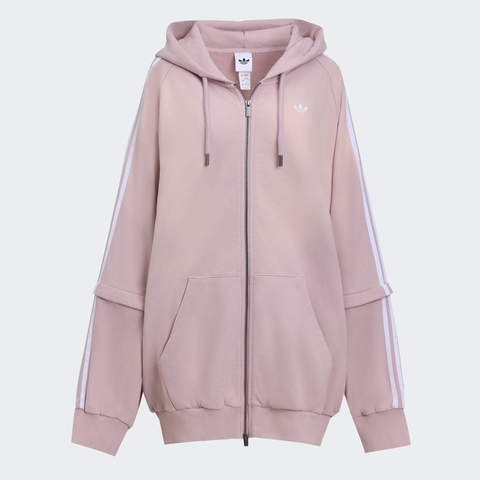adidas Originals阿迪三叶草2025女子OVZD HOODIE针织连帽卫衣KE9804