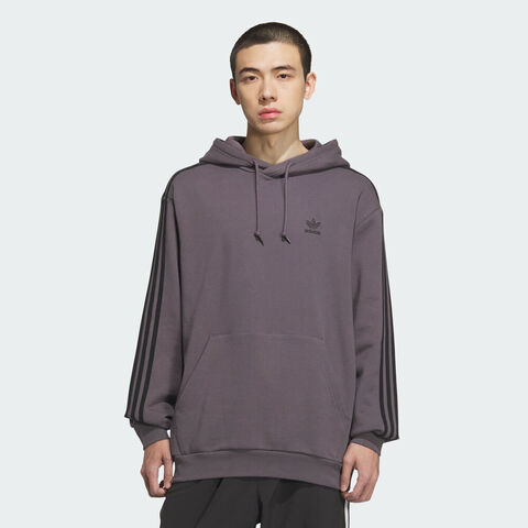 adidas Originals阿迪三叶草2025男子BAGGY HOODIE针织连帽卫衣KD1861