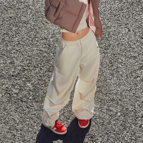 adidas Originals阿迪三叶草2025女子STREET W PANT梭织长裤KS5958