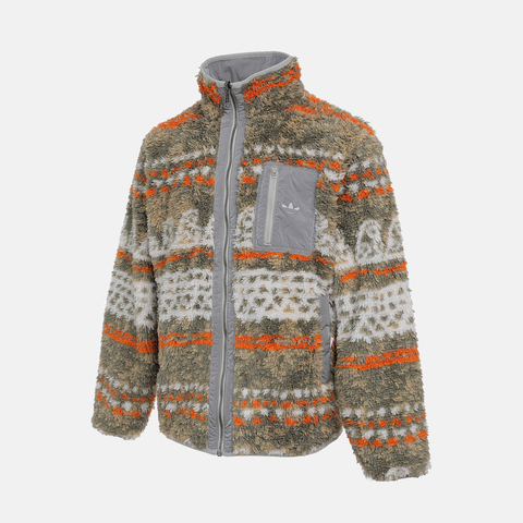 adidas Originals阿迪三叶草2025男子TOC JACKET人造毛绒外套KC0106