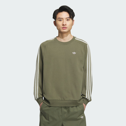 adidas Originals阿迪三叶草2025男子TOC SWEAT CREW针织无帽卫衣KC0109