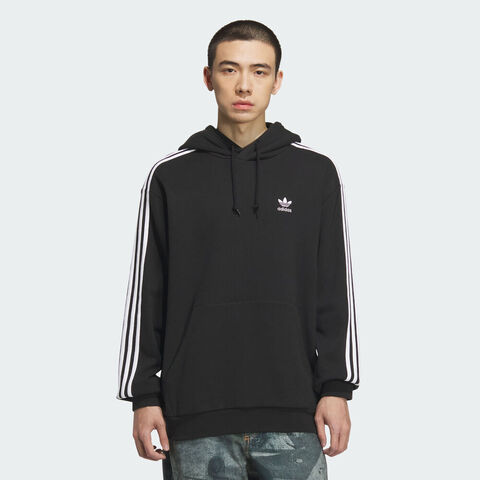 adidas Originals阿迪三叶草2025男子BAGGY HOODIE针织连帽卫衣KD1860