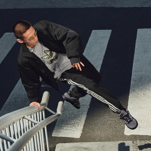 adidas Originals阿迪三叶草2025男子SWEAT CREW针织无帽卫衣KC0117