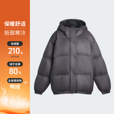 adidas Originals阿迪三叶草2025女子OS DOWN PUFFER厚羽绒服-短KG4914
