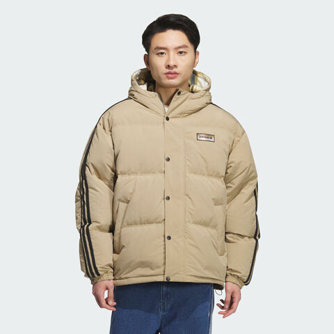 adidas Originals阿迪三叶草2025男子REVERSIBLE DOWN厚羽绒服-短KF9278