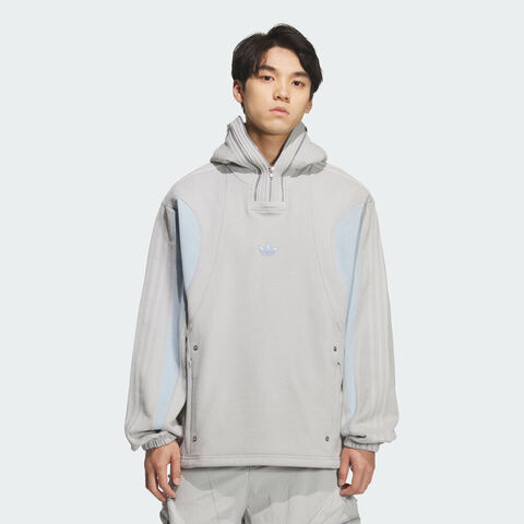 adidas Originals阿迪三叶草2025男子SHELL HOODIE针织连帽卫衣KS8235
