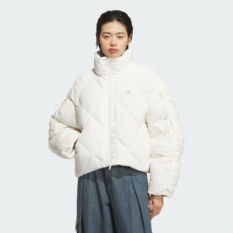 adidas Originals阿迪三叶草2025女子BOW COM DOWN厚羽绒服-短KC2611