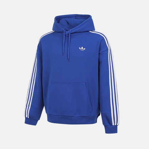 Adidas Original阿迪三叶草2025男子3S HOODY针织连帽卫衣KG3902