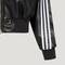Adidas Original阿迪三叶草2025女子W PLEATHER JKT薄棉服KU6857