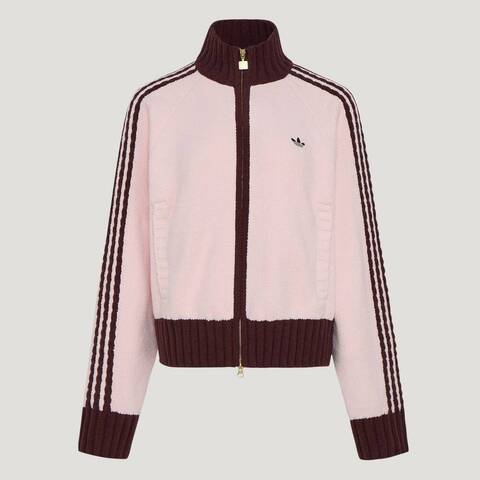 Adidas Original阿迪三叶草2026女子W KNIT TT针织无帽外套KV8867