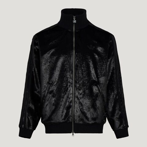 Adidas Original阿迪三叶草2026男子FUR TT人造毛绒外套KU9406