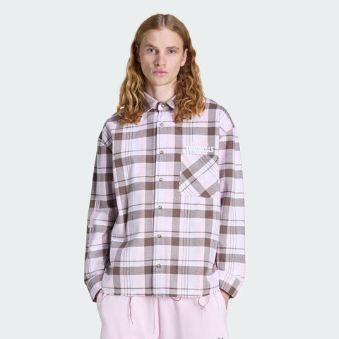 Adidas Original阿迪三叶草2026男子FLNNL BTTNUP针织长袖衬衫KG6452