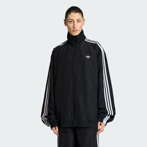 Adidas Original阿迪三叶草2026女子FIREBIRD TT梭织无帽外套KD2894