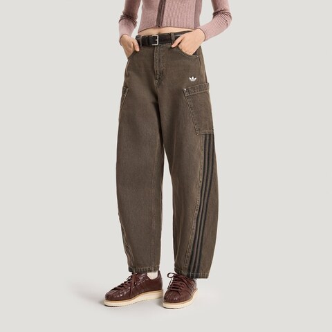 Adidas Original阿迪三叶草2026女子PANT W牛仔长裤KR2627