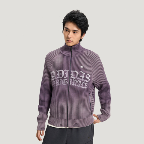 Adidas Original阿迪三叶草2026男子SWEATER JKT M毛线开衫KR5058