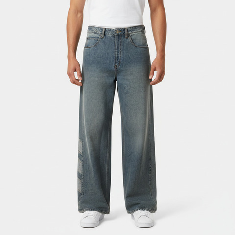 Adidas Original阿迪三叶草2026男子PNT牛仔长裤KE0112