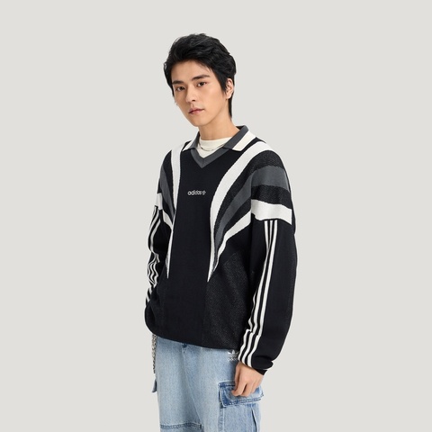 Adidas Original阿迪三叶草2026男子SWEATER M毛线套头衫KW2018