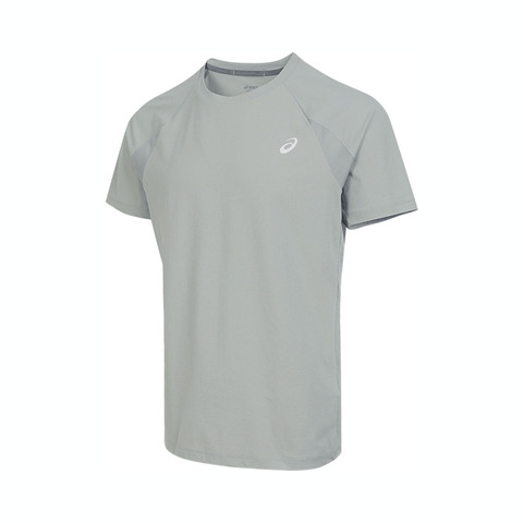 Asics亚瑟士2024男子男式运动短袖T恤梭织无领短T2031F359-300