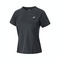 Asics亚瑟士2025女子女式反光跑步短袖T恤梭织无领短T2012D247-001